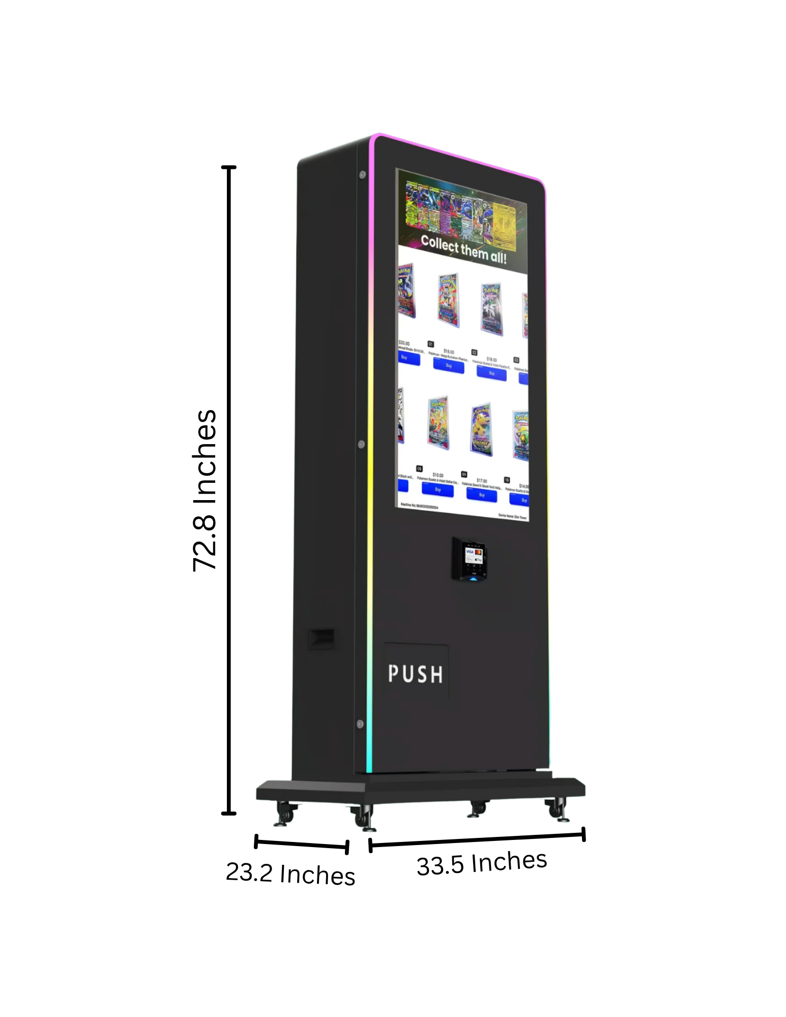 K Squared trading-card vending machine
