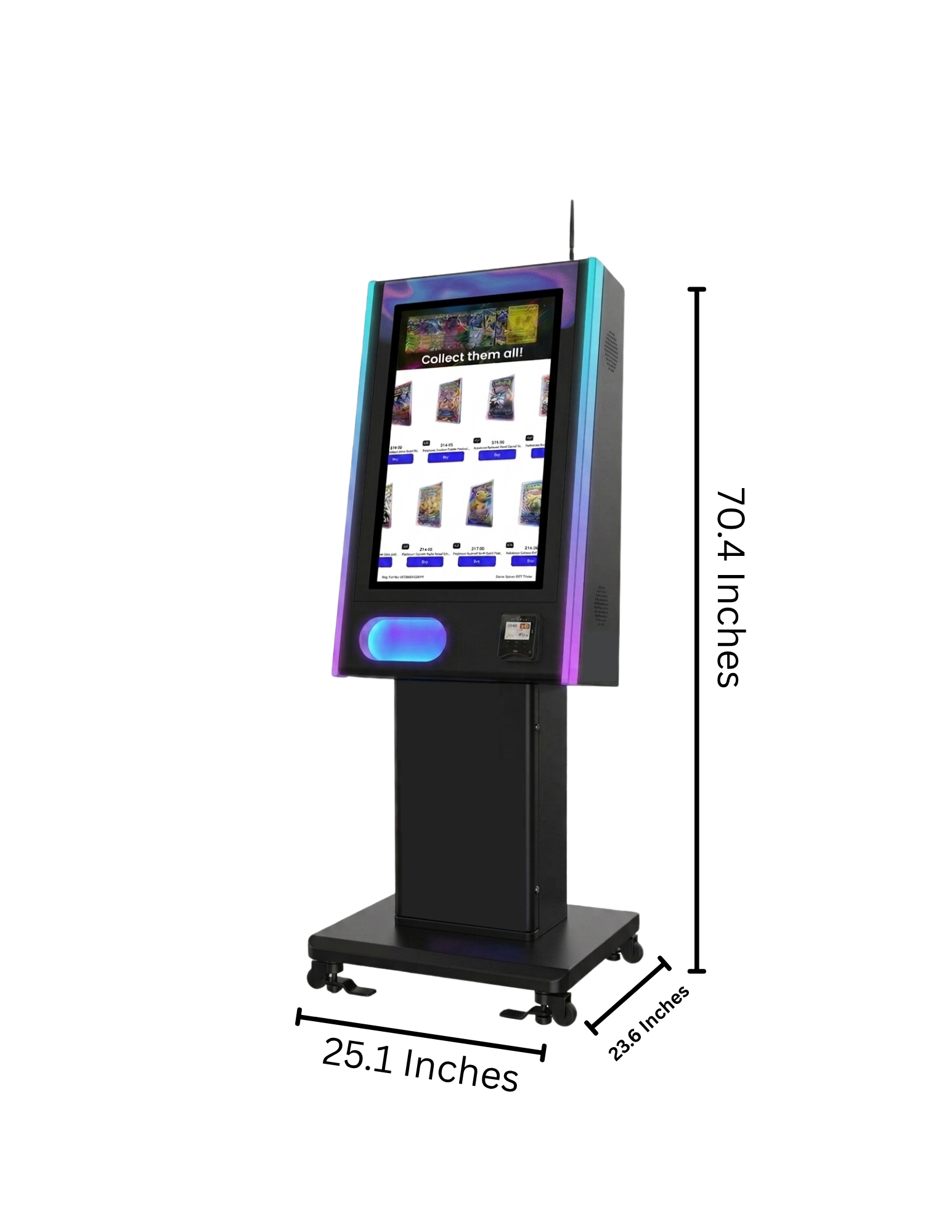 K Squared trading-card vending machine